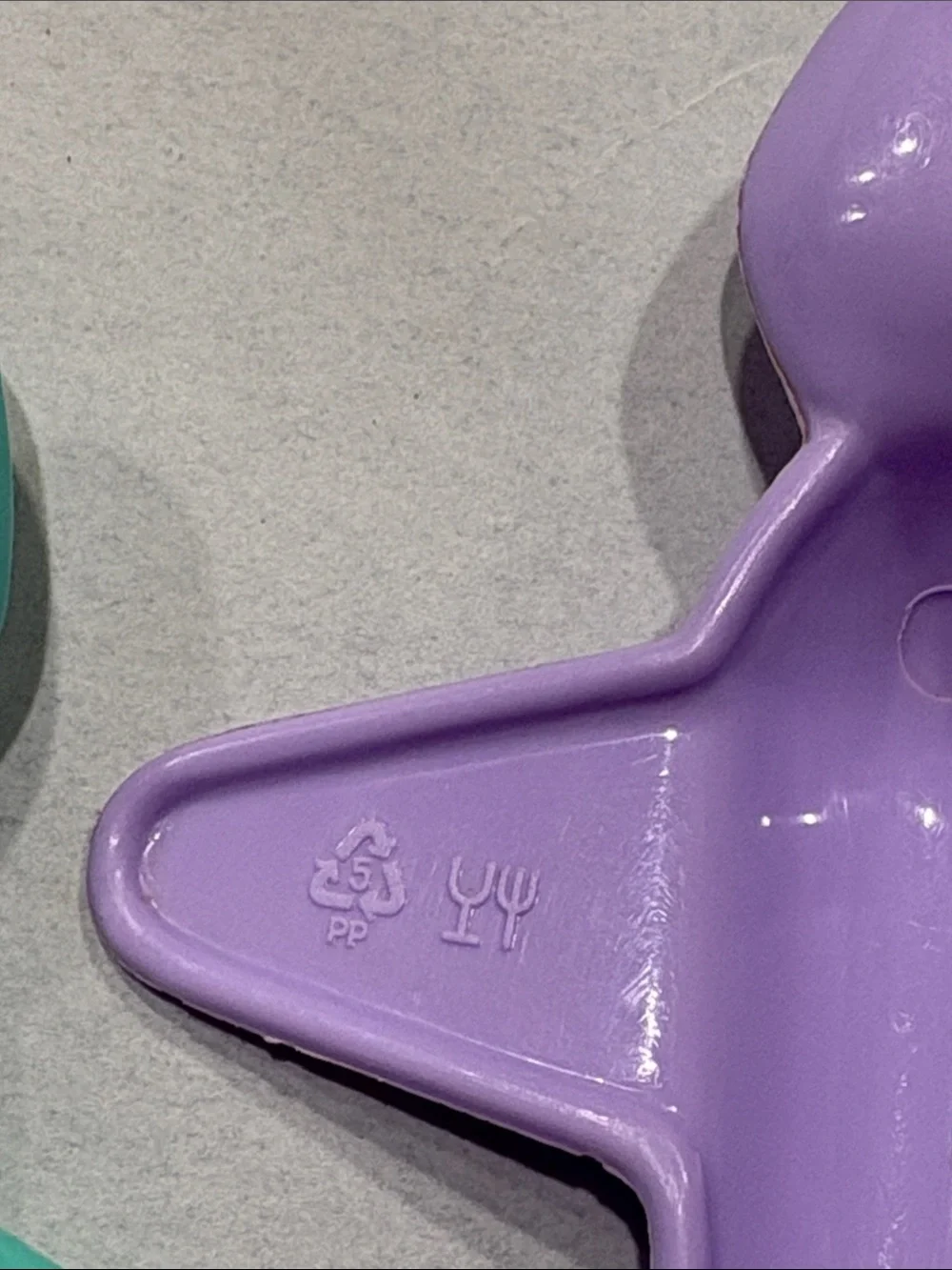 Vintage food flyers 1990’s Y2K Purple and Teal Airplane Scoop Toys - Kids Toys